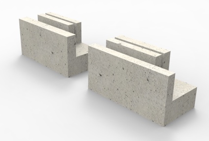 Kleinserie aus Beton – Bierdeckelhalter von Betoniu für Ur-Krostitzer (3D Entwurf 2)